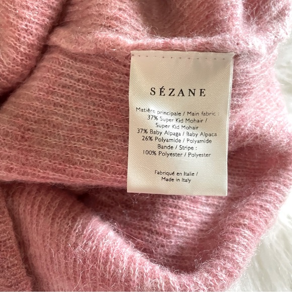 Sezane Pink Women's Sweater Cardigan - Picture 14 of 16